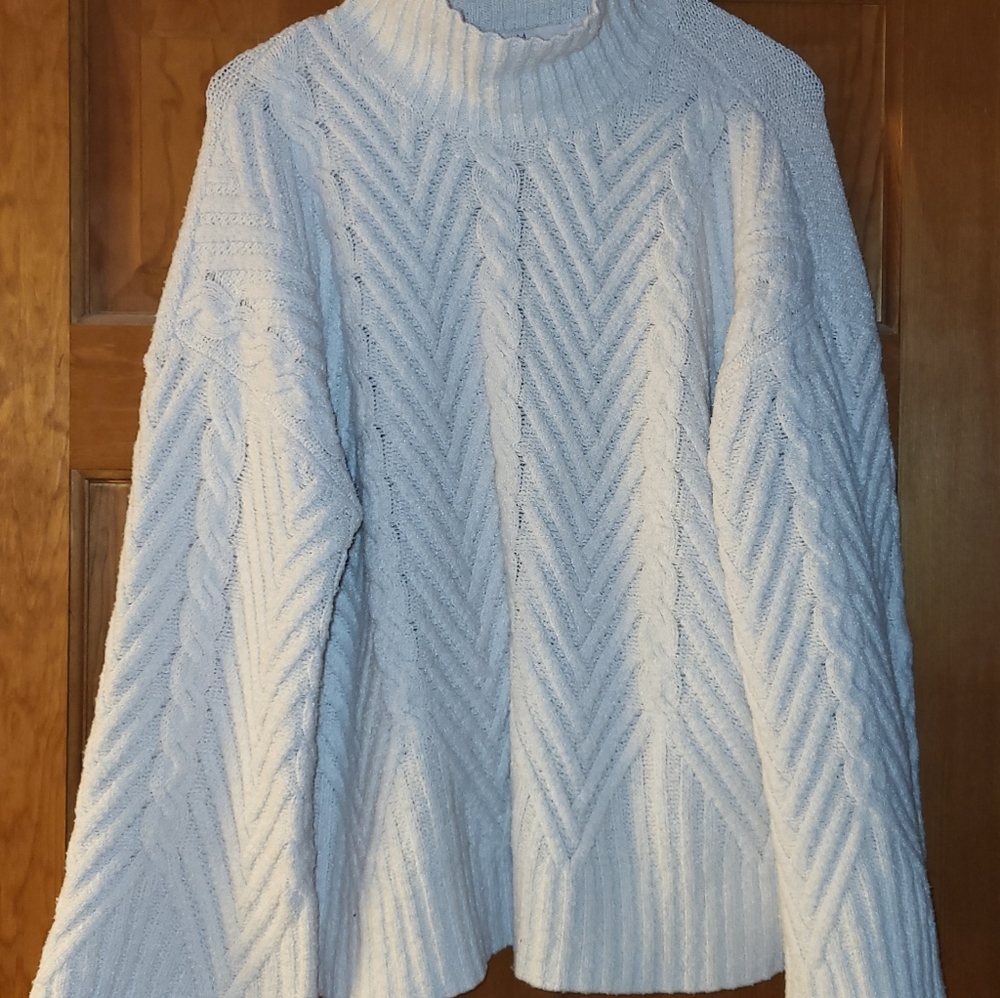 Long Sleeve Mock Turtle Neck Sweater